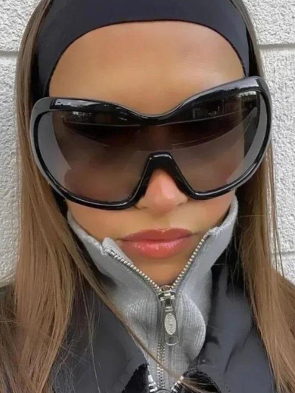 One Piece Oversized Y2K Sunglasses
